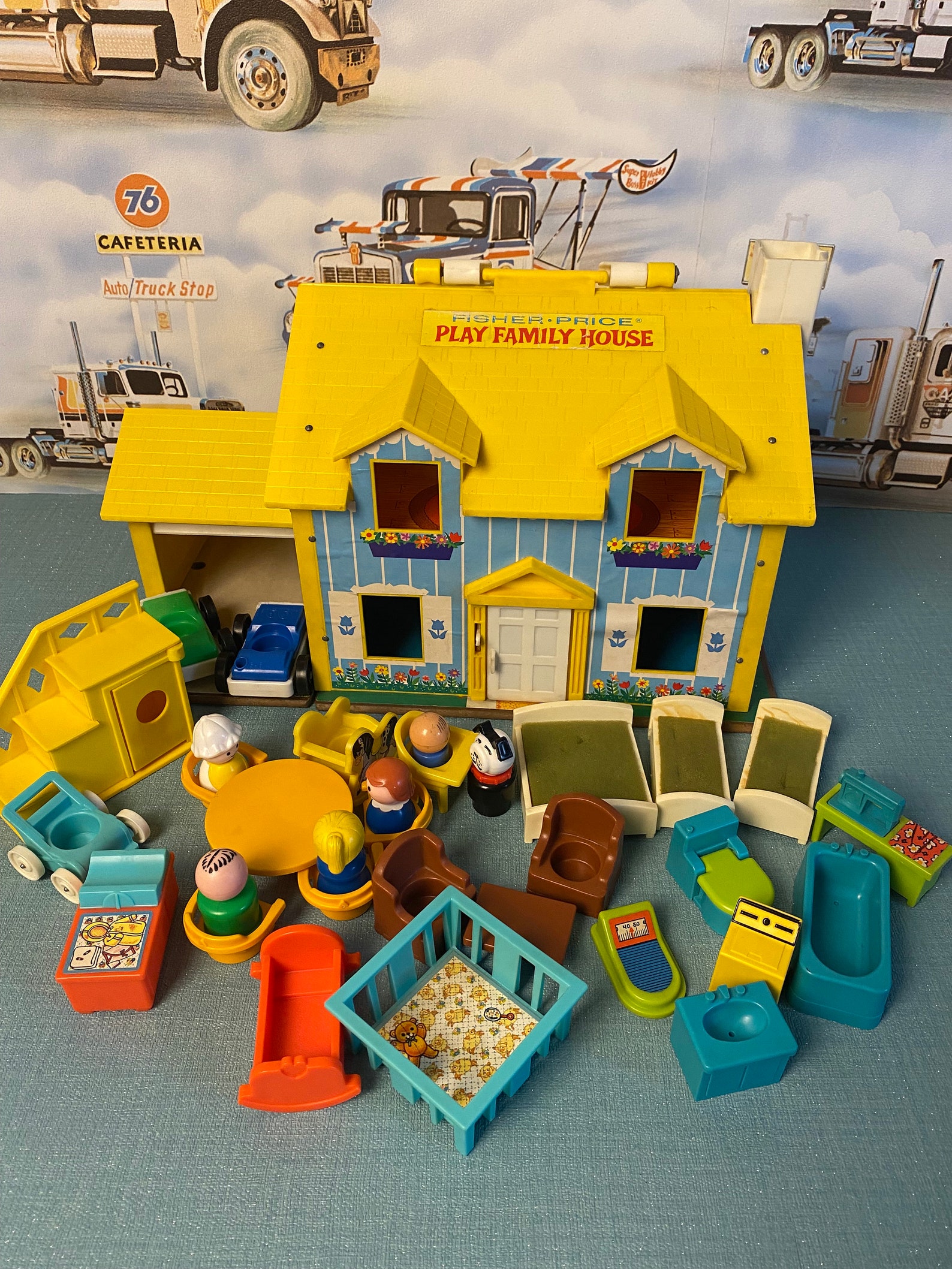 Play Family House Fisher Price Fisher Price House Fisher Etsy