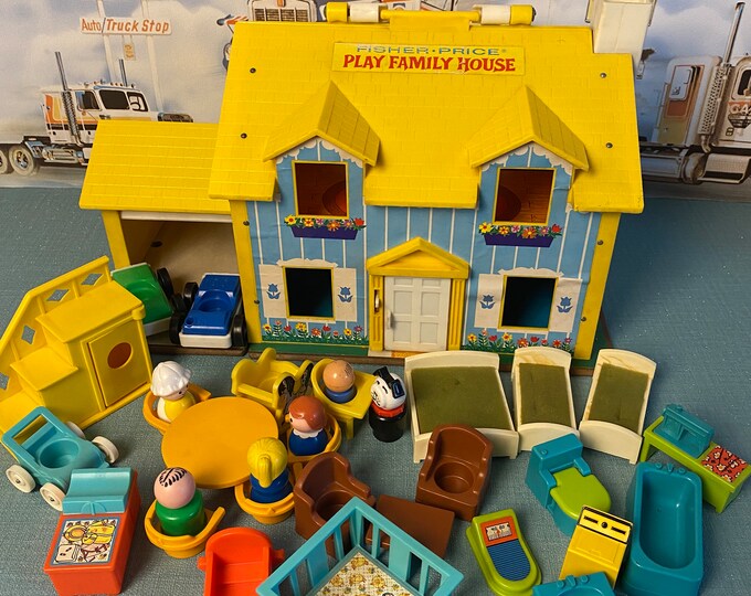 Play Family House, Fisher Price, Fisher Price House, Fisher Price Car