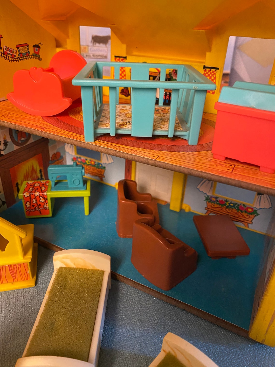 Play Family House Fisher Price Fisher Price House Fisher Etsy