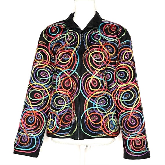 Vintage Rainbow Swirl Jacket