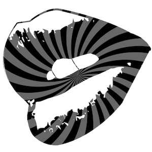唇 SVG | 白黒 | カットファイル | シルエット | 即時ダウンロード | デジタルダウンロード | 美容 | 口紅 | メイクアップ