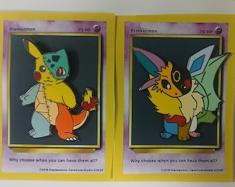 Frankenmon Pins-hard enamel
