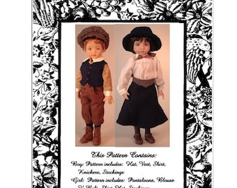1905 School Boy & Girl Outfits for Little Darling