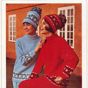 Reynolds Knitting Book 42 PDF DIGITAL DOWNLOAD Vintage Knitting Patterns 1960s Sweater Patterns Mens Sweater Womens Sweater Kids Sweaters