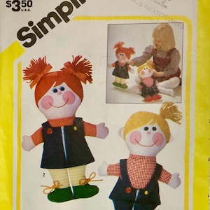 Dressy Bessy Doll Dapper Dan Rare Doll Pattern PDF DIGITALE DOWNLOAD Onderwijspoppen Voorschools speelgoed Peuterspeelgoed Peutercadeau