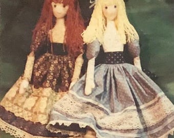 Patrón de muñeca escultural Victoria de Magic Threads, sin cortar