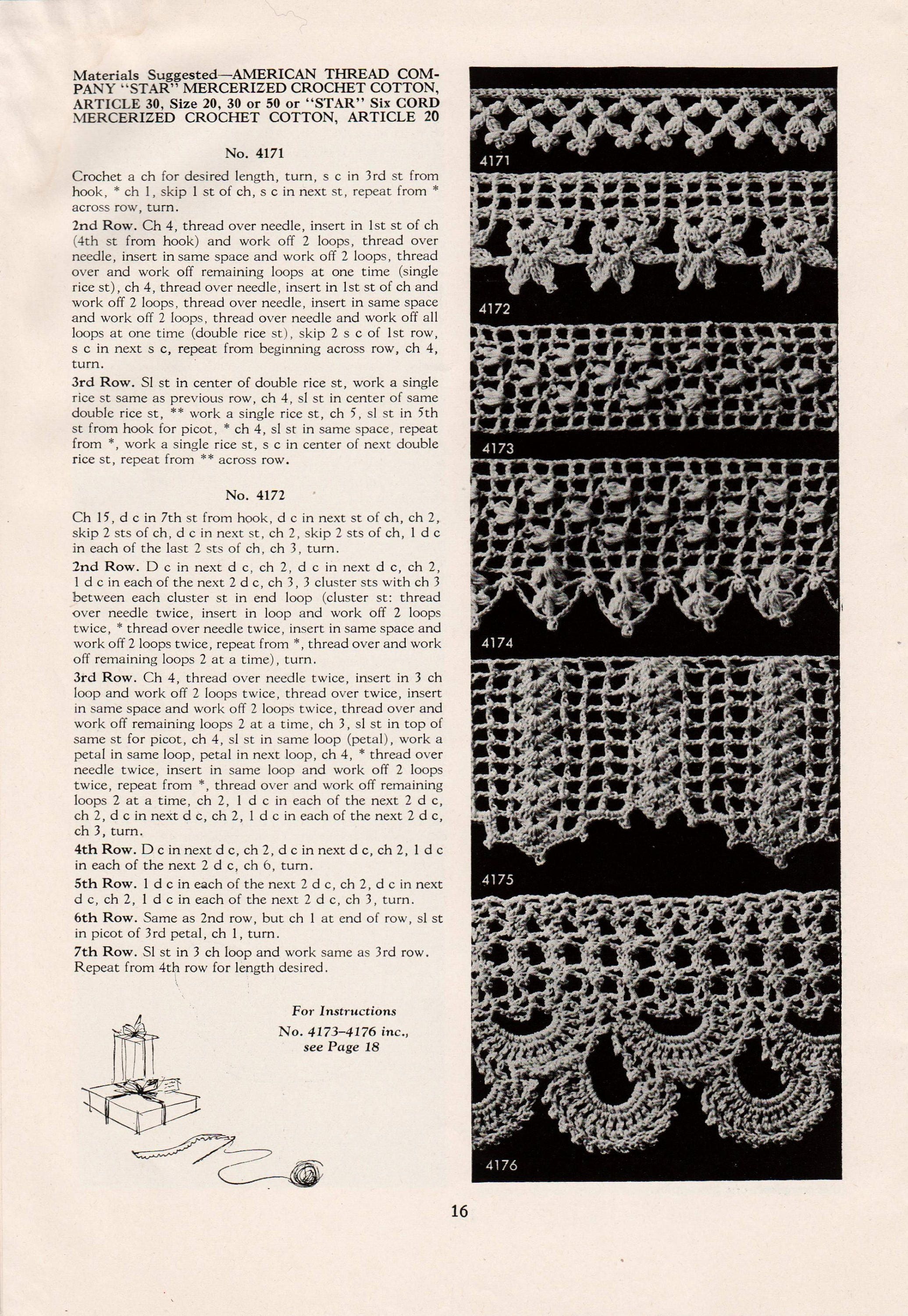 81 Vintage Crochet Edging Patterns Crochet Lace Pattern PDF Etsy