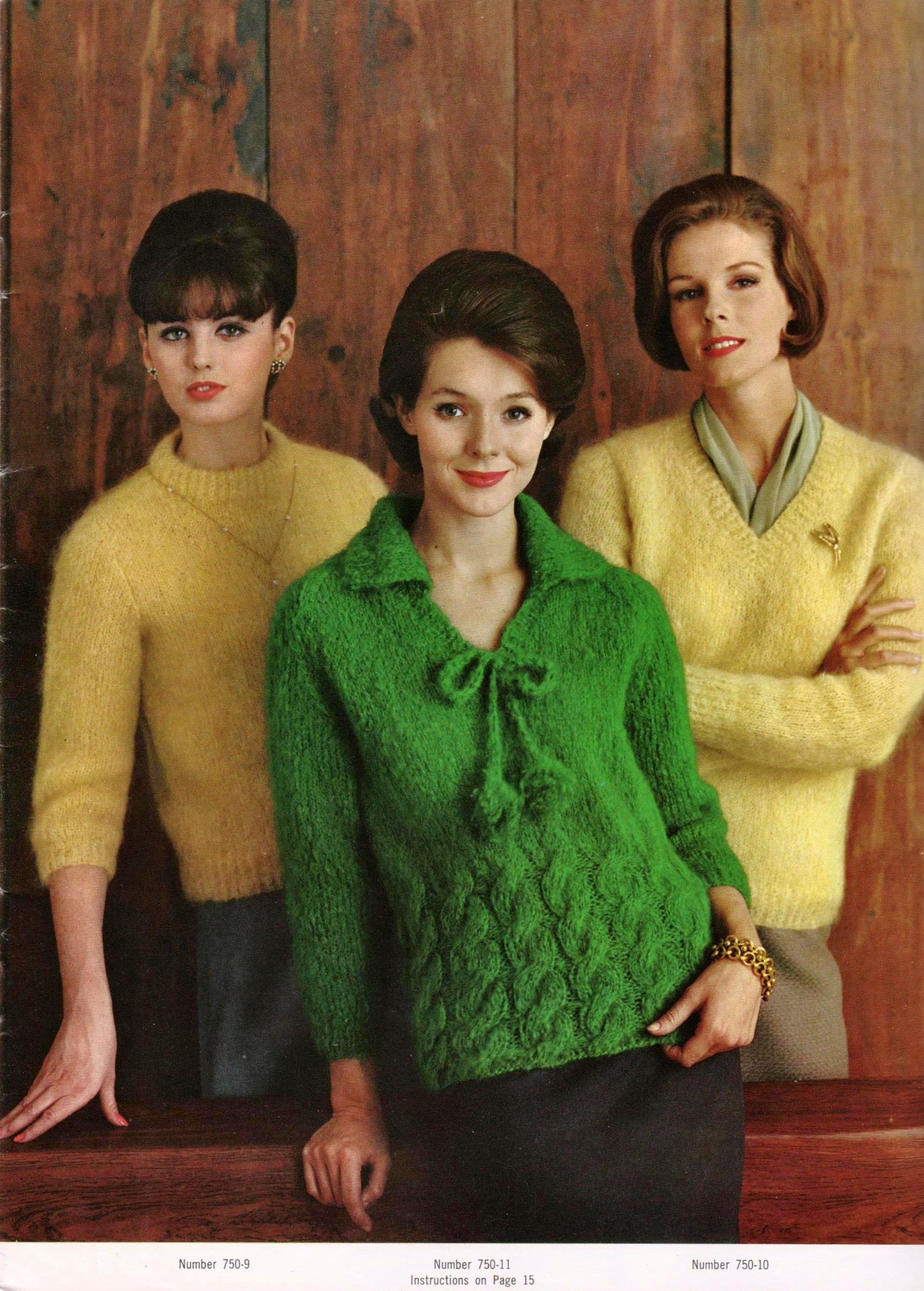 Vintage Knitting Patterns Mohair Sweater Pattern Columbia Etsy Canada