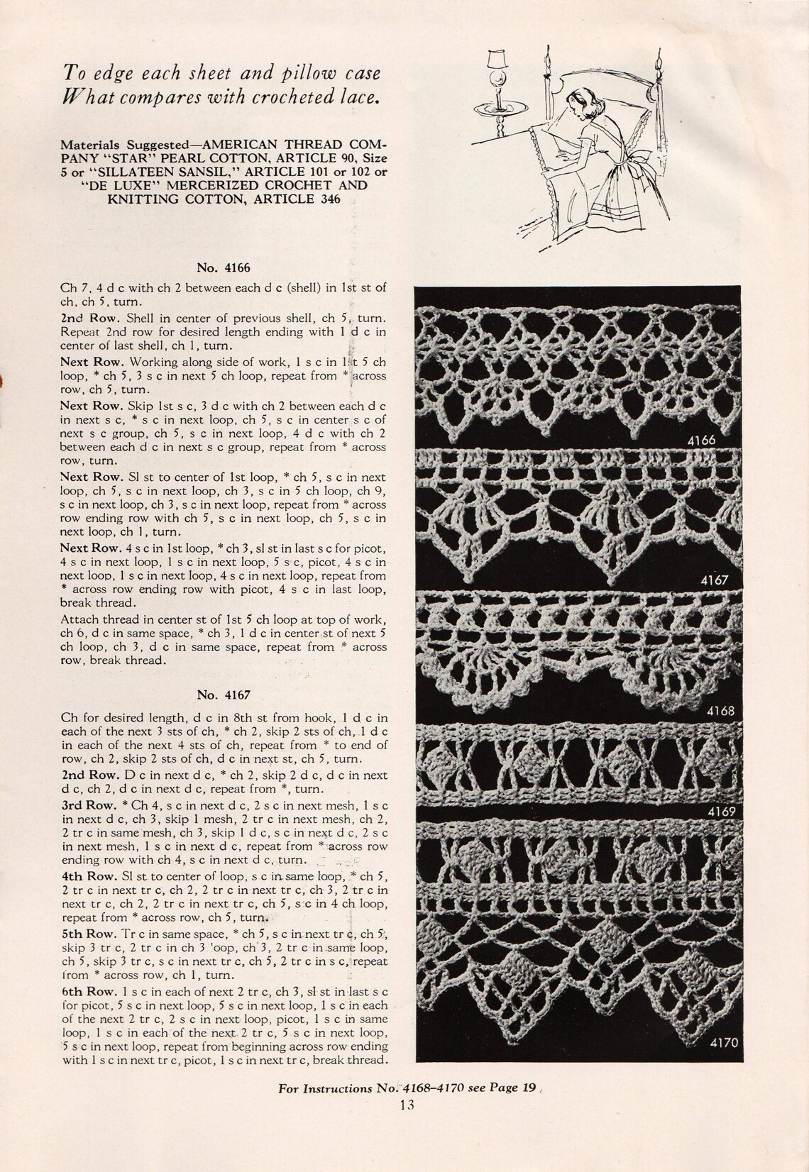 81 Vintage Crochet Edging Patterns Crochet Lace Pattern PDF Etsy