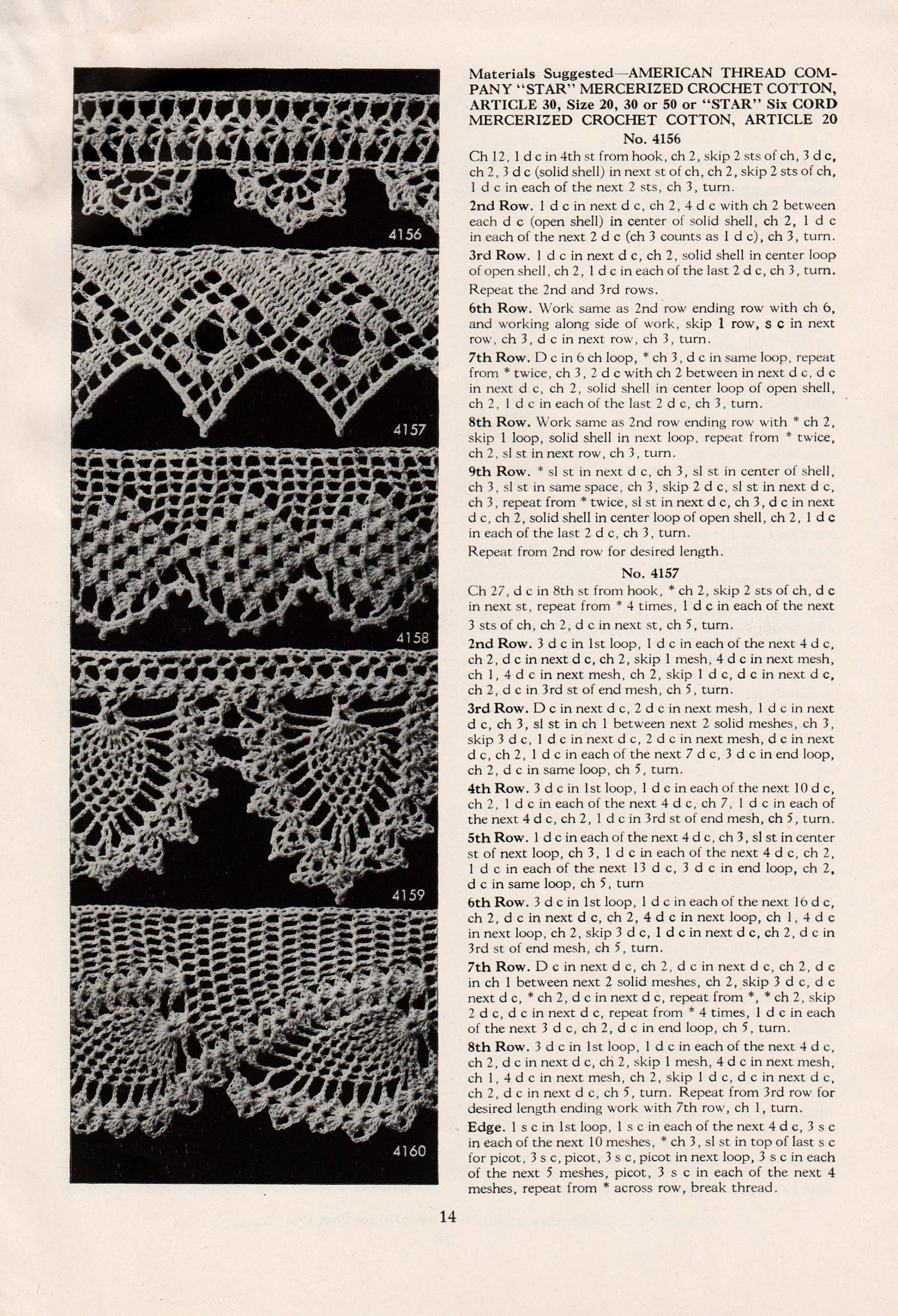 81 Vintage Crochet Edging Patterns Crochet Lace Pattern PDF Etsy