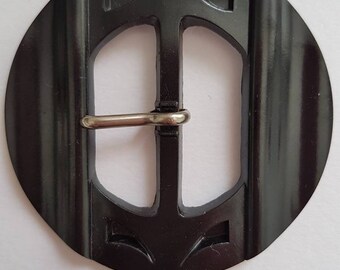 bakelite belt buckle