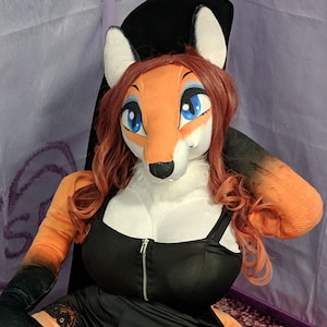 Anthro Vixen 5 Life size Plush Doll Etsy