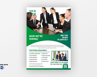 Job Vacancy Flyer Template Job Recruitment Flyer We are Hiring Flyer Template Job Vacancy Flyer Ms Word We are Hiring Flyer Indesign