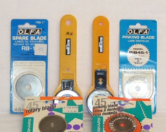 2 Olaf Rotary Cutter New Spare Blade RTY-2G Pinking Blade PIB45-1 45mm Fiskars Spare Pinking Blade 9532 Rotary Blade 9531 Quilting Sewing