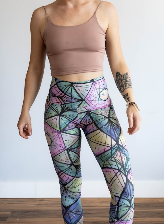 Fractalize Yoga Pant: Limited Edition Art Legging, Athletic Ecopoly Fabric,  Hand-stitched, by Sierra Rose -  Canada