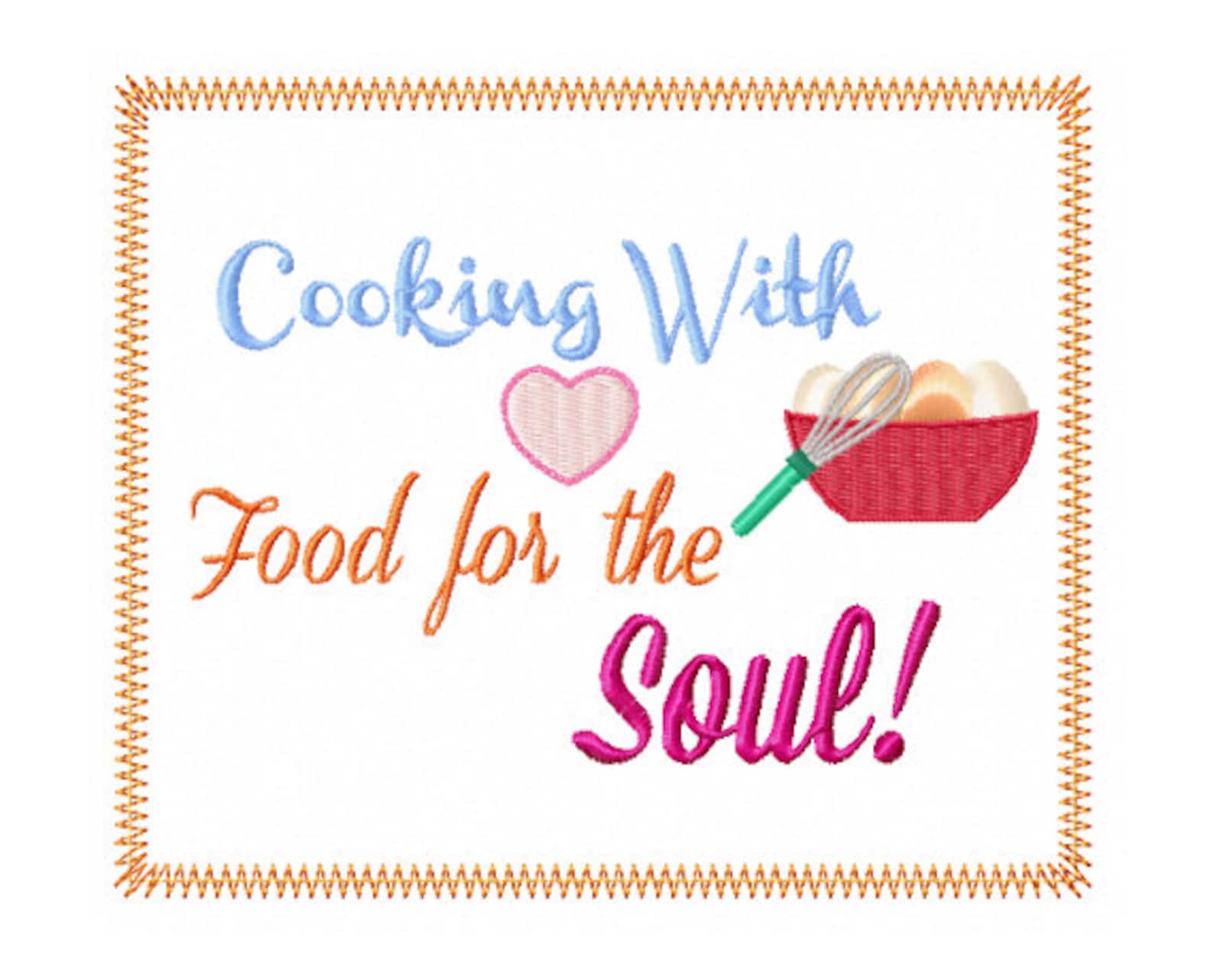 Kitchen embroidery design kitchen applique design  etsy