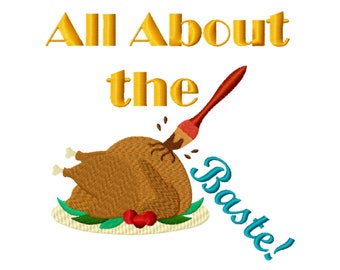 Thanksgiving Embroidery Design - Kitchen Embroidery design - machine embroidery design - Turkey embroidery design - Cooking embroidery