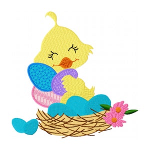 Easter Embroidery Design Easter Egg Embroidery Design Easter Chick Embroidery Design Easter Chicken Embroidery Design Kids Design image 1