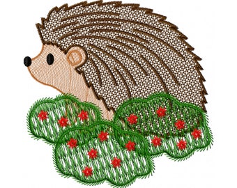 Porcupine Embroidery Design - Woodland Embroidery Design - Animal Embroidery Design - Newborn Embroidery Design - Nursery Embroidery Design