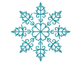 Christmas Snowflake Embroidery Design - Snowflake Christmas Embroidery Design - Holiday Embroidery Design - Winter Embroidery Design