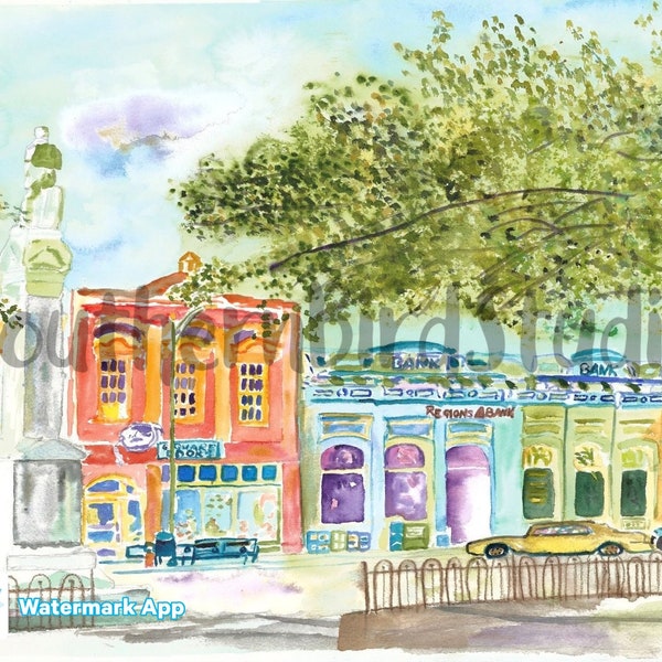 Oxford MS Square print