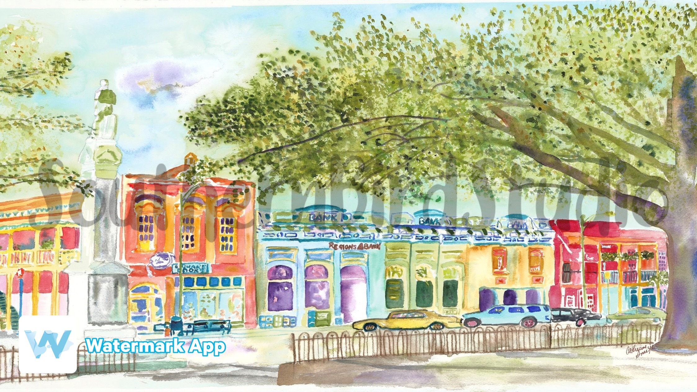 Oxford Mississippi Ole Miss Oxford Square Square Books Etsy