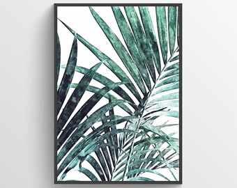 palm leaf print etsy