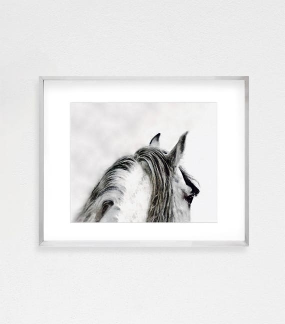 Horse Print Horse Wall Art Horse Painting Horse Watercolor Girls Room Decor Large Wall Art Printable Art Bedroom Wall Decor