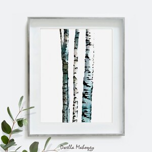 pics Watercolor Aspen Tree Painting etsy