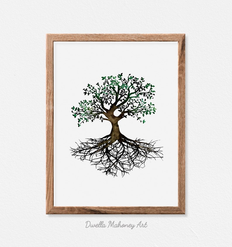 Tree of Life Wall Decor Printable Wall Art Tree Wedding Gift Etsy