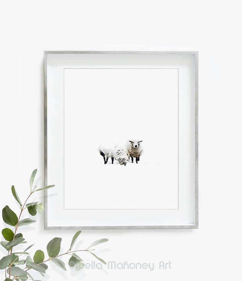Sheep Print Sheep Art Sheep Watercolor Nursery Wall Art Etsy