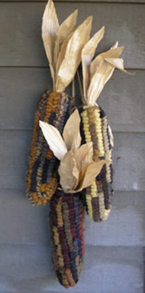 Indian Corn Rug Hooking Kit Etsy