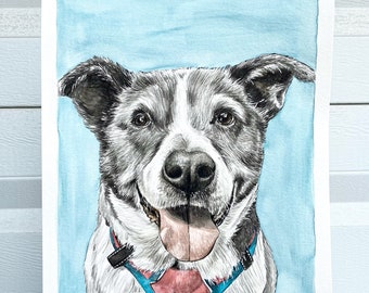 Custom Watercolor Pet Portrait