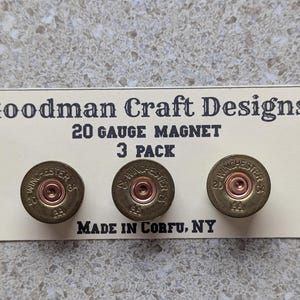 Gift for Hunter, Shotgun Shell Fridge Magnets Groomsman Gift for Hunter