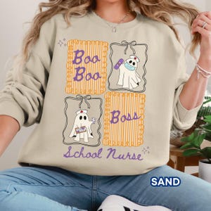 School Nurse Halloween Crewneck Nurse Sweatshirt School Nurse Shirt Future Nurse Sweater Nursing School Graduation Gift