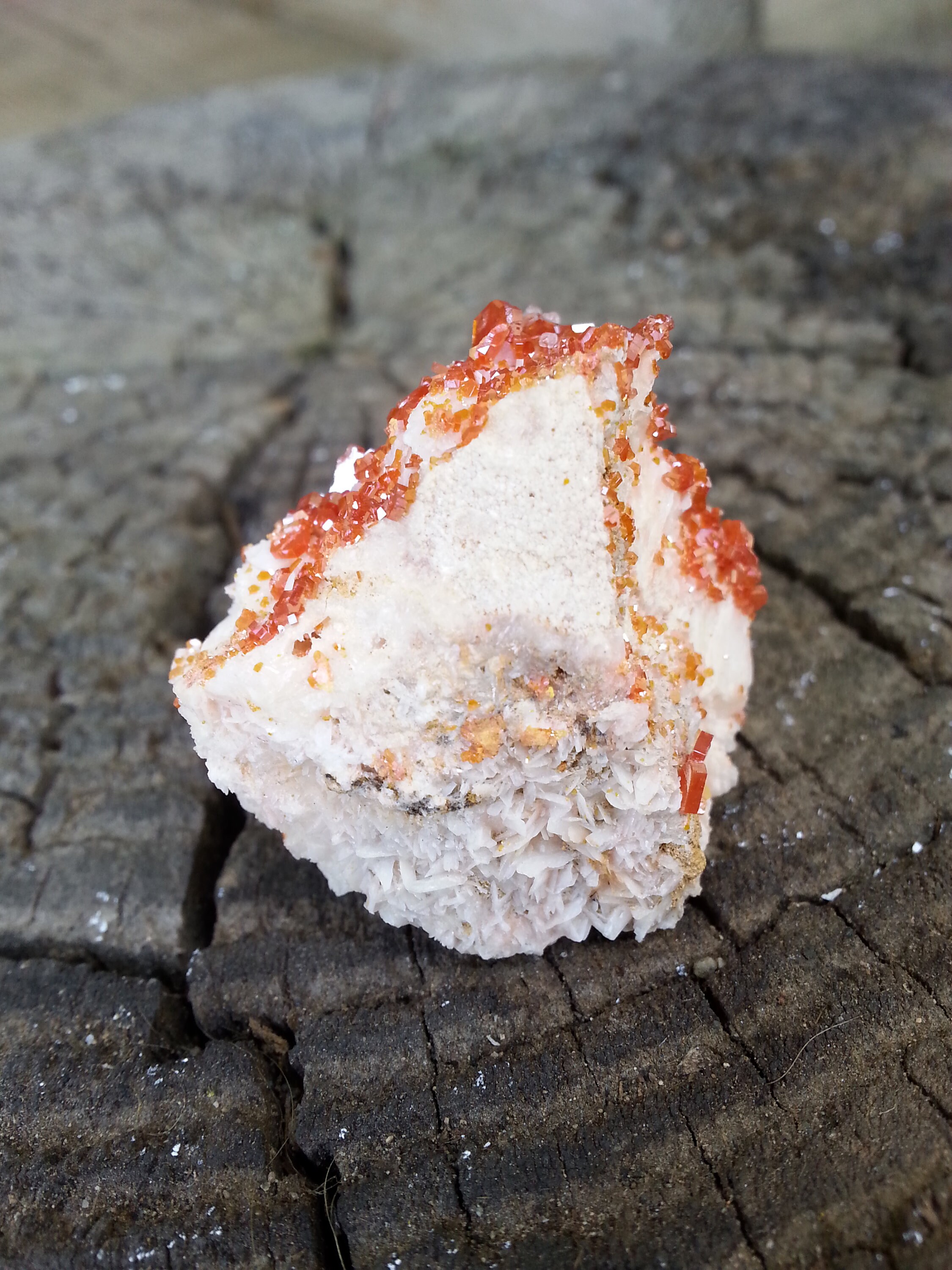 Vanadanite/ Crystals/ Orange/ Orange Crystals/ Collection/ Vintage