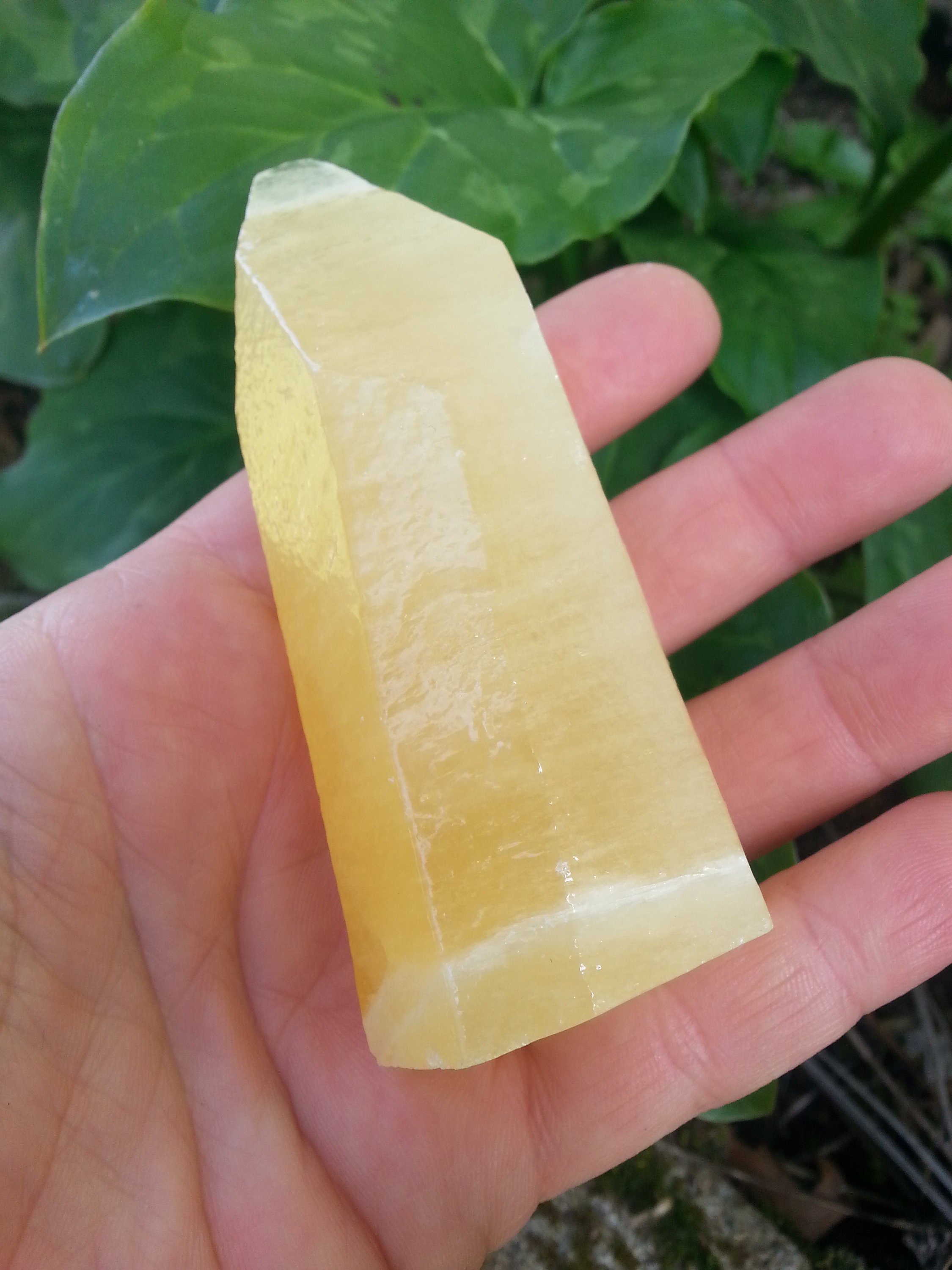 Calcite/ Orange Calcite/ Crystals/ Home Decor/ Vintage/ USA