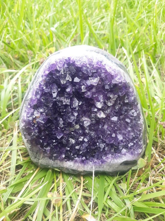 Amethyst Geode, Purple Amethyst, Crystals, Large Crystal, Purple, Home Decor, Gift, Chakras, Crown Chakra, Vintage, Bohemian Decorations