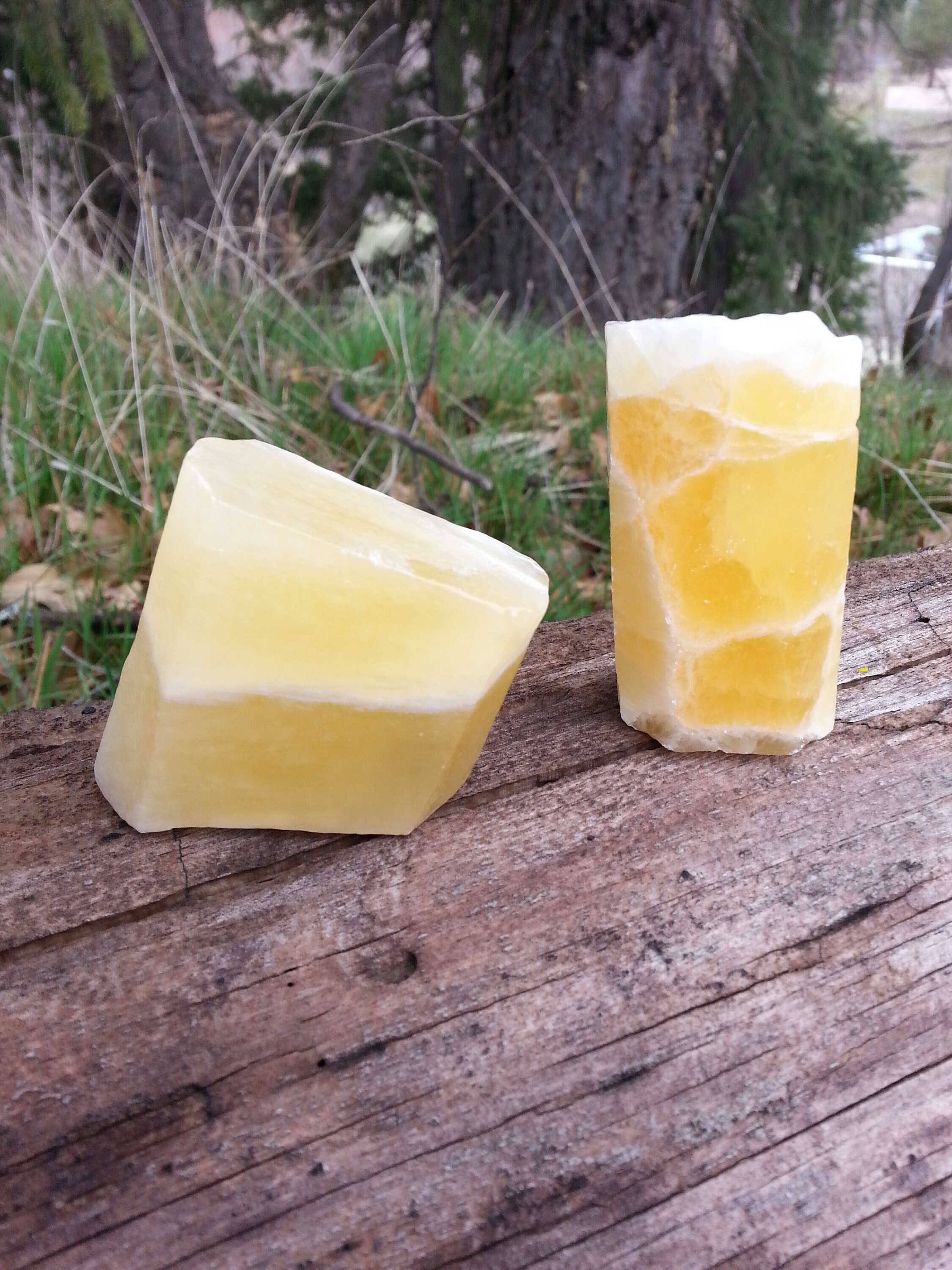 Calcite/ Orange Calcite/ Crystal/ Towers/ Crystals/ Set