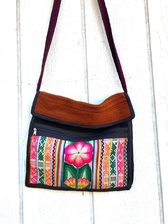 Purse Handmade from Peru, Crochet Bag, Hand Stich 