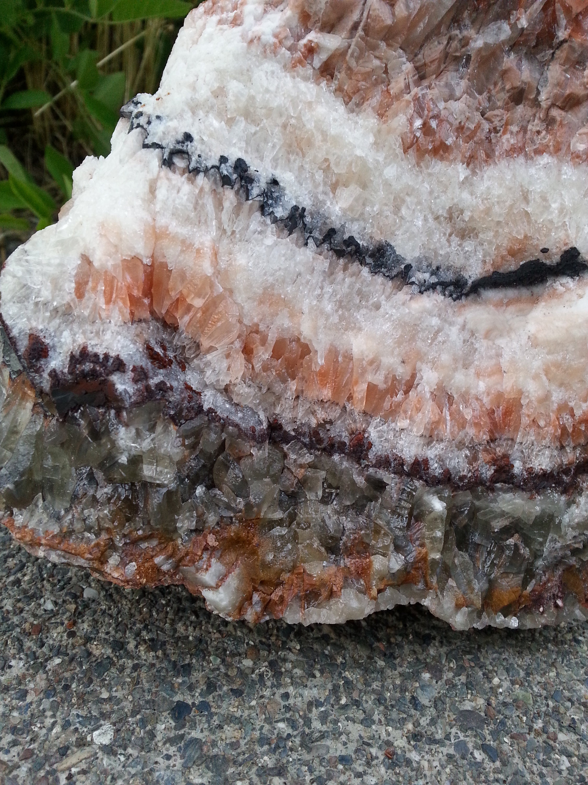 Rainbow Banded Calcite/ Large Crystal/ Calcite/ Crystals/ Rainbow