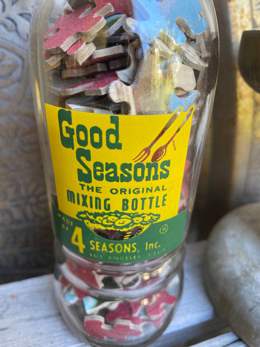 1952 Good Seasons Salad Dressing Bottle/good Seasons Salad Dressing