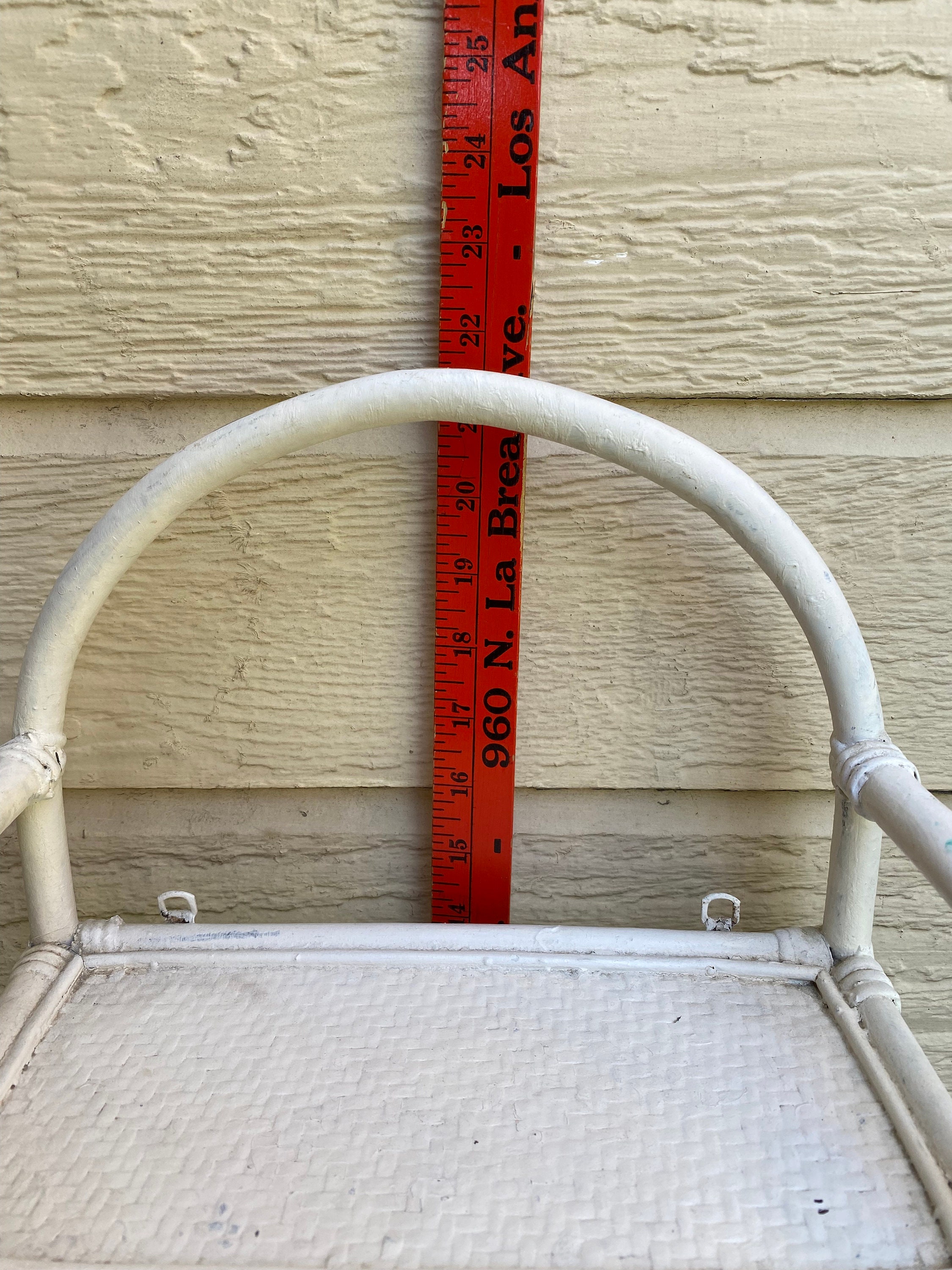 White Washed Free Standing Shelf/white Shelf/farmhouse Wall Etsy