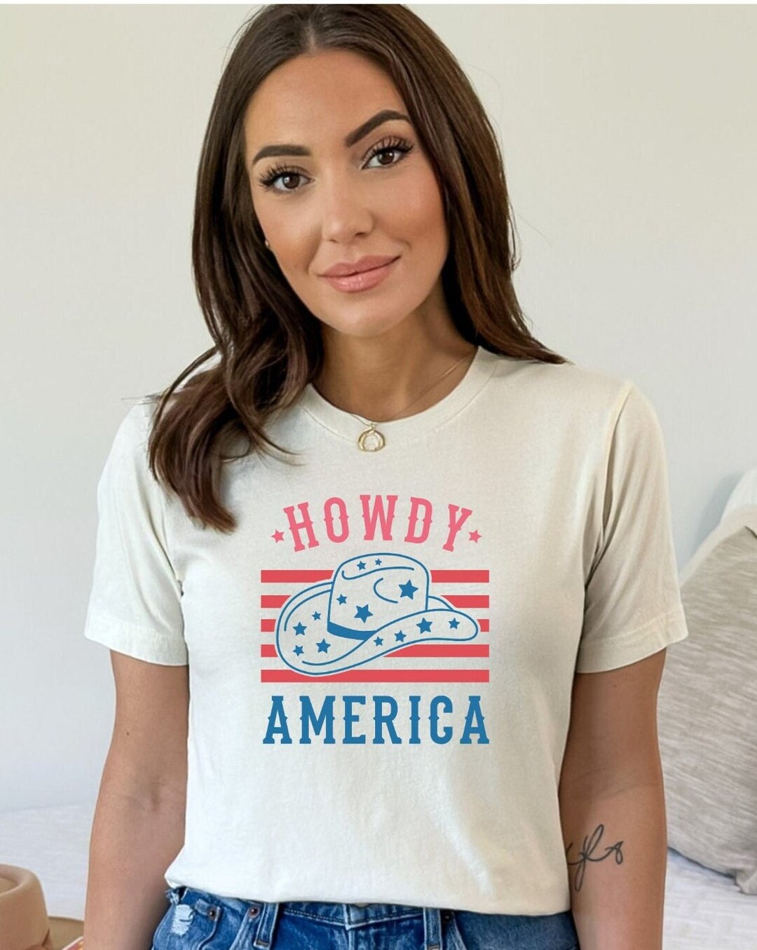 Howdy 4th of July Shirt USA Shirt Independence Day Tee Etsy