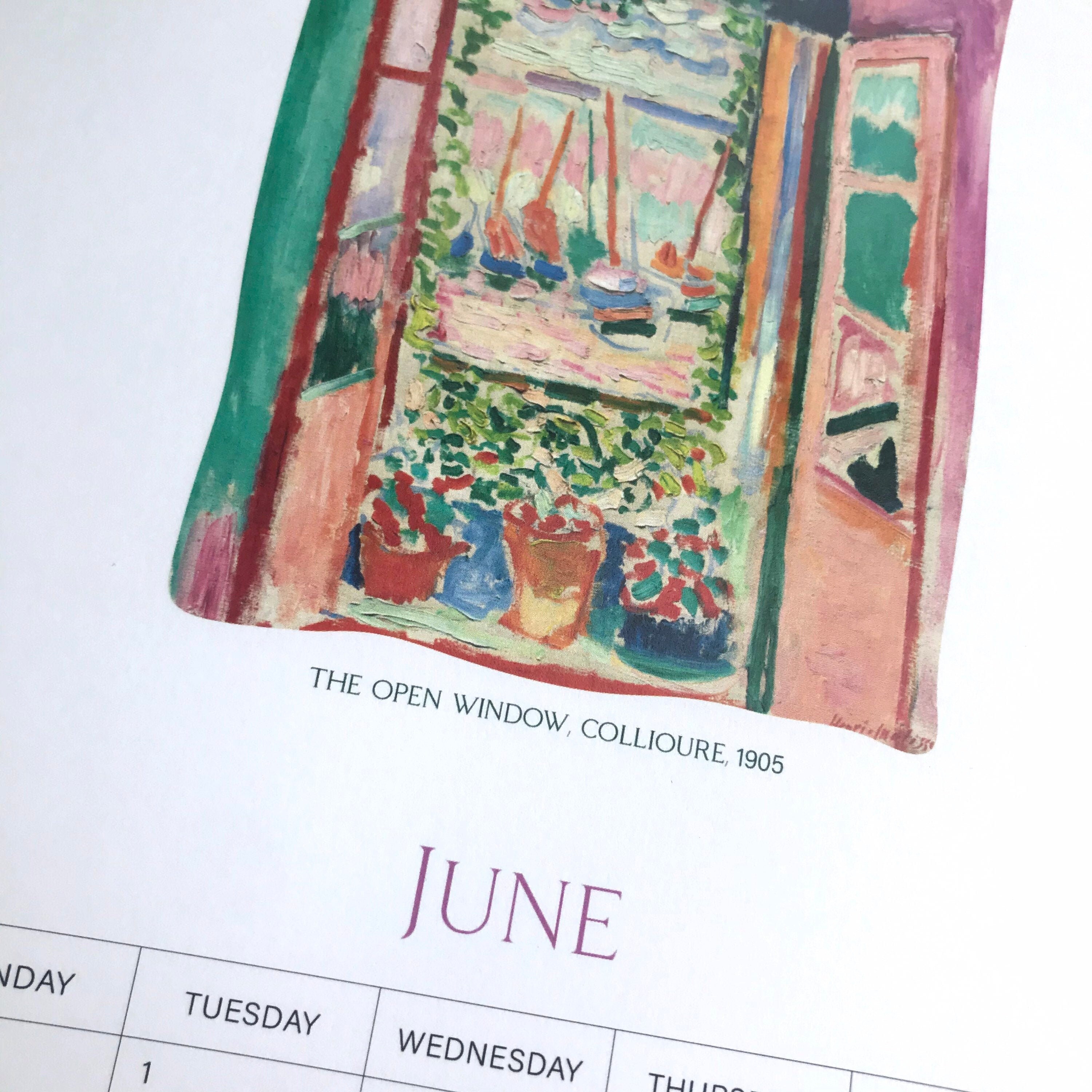Henri Matisse A4 ART 2021 calendar Gifts For Him Gifts for Etsy