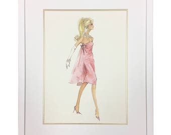 vintage barbie art prints