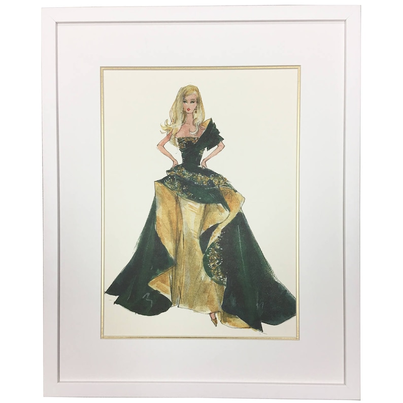 vintage barbie prints