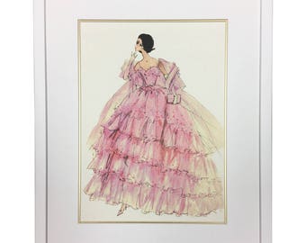 Barbie Couture In the Pink, Vintage Barbie Prints, Girl Prints, Barbie Print, Children's Prints