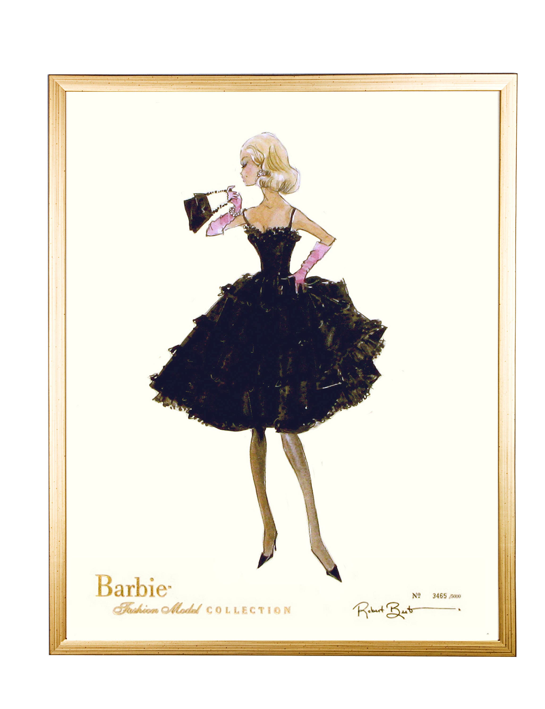 vintage barbie sketch