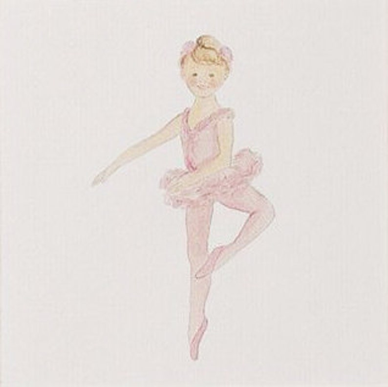 Dance Print Baby /& Kids Art Children/'s Decor Children/'s Prints Pink Ballerina Framed Print Ballerina Decor